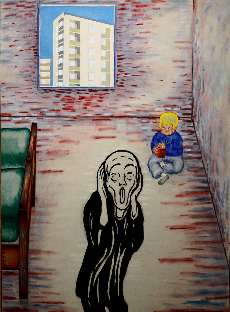 Målning Anna Sjödahl.